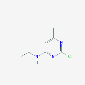 B1595844 2-chloro-N-ethyl-6-methylpyrimidin-4-amine CAS No. 502141-81-3