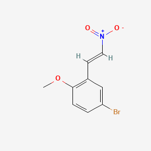 molecular formula C9H8BrNO3 B1595850 4-Bromo-1-methoxy-2-(2-nitrovinyl)benzene CAS No. 175205-14-8