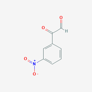 molecular formula C8H5NO4 B1595851 2-(3-Nitrophenyl)-2-oxoacetaldehyde CAS No. 6890-77-3