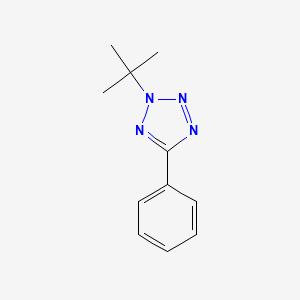 molecular formula C11H14N4 B1595857 2-tert-butyl-5-phenyl-2H-tetrazole CAS No. 59772-96-2