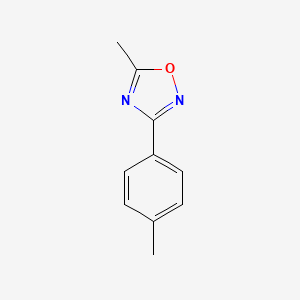molecular formula C10H10N2O B1595862 5-Methyl-3-p-tolyl-1,2,4-oxadiazole CAS No. 81386-30-3