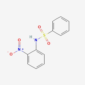 molecular formula C12H10N2O4S B1595867 N-(2-Nitrophenyl)benzenesulfonamide CAS No. 6933-51-3