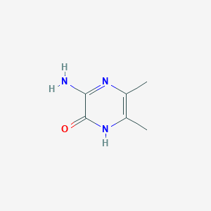 molecular formula C6H9N3O B1595869 3-Amino-5,6-dimethylpyrazin-2-ol CAS No. 43029-21-6