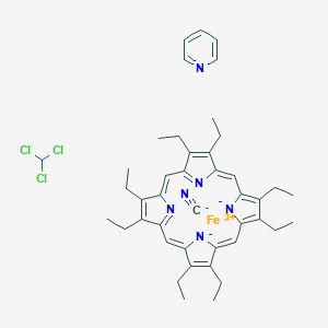 molecular formula C43H50Cl3FeN6 B159587 Corppi CAS No. 137865-54-4