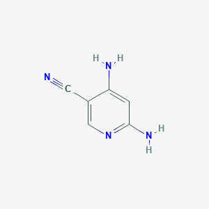 molecular formula C6H6N4 B1595870 4,6-Diaminonicotinonitrile CAS No. 75776-47-5