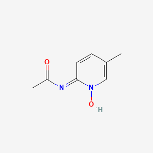 molecular formula C8H10N2O2 B1595871 N-(1-Hydroxy-5-methylpyridin-2(1H)-ylidene)acetamide CAS No. 65478-62-8