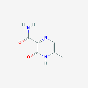 molecular formula C6H7N3O2 B1595872 5-Methyl-3-oxo-3,4-dihydropyrazine-2-carboxamide CAS No. 88394-05-2