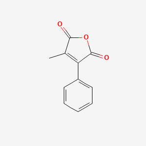 molecular formula C11H8O3 B1595873 3-Methyl-4-phenylfuran-2,5-dione CAS No. 41016-29-9