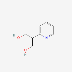 molecular formula C8H11NO2 B1595875 2-(Pyridin-2-yl)propane-1,3-diol CAS No. 49745-42-8