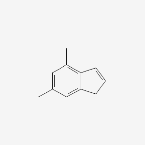 molecular formula C11H12 B1595880 4,6-Dimethyl-1H-indene CAS No. 22430-64-4