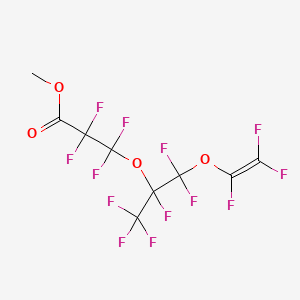 molecular formula C9H3F13O4 B1595895 Methyl perfluoro(5-methyl-4,7-dioxanon-8-enoate) CAS No. 63863-43-4