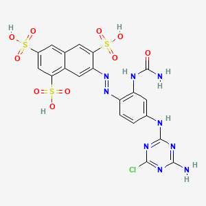 molecular formula C20H16ClN9O10S3 B1595896 Reactive orange 12 CAS No. 35642-64-9