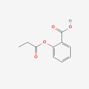 molecular formula C10H10O4 B1595900 2-propanoyloxybenzoic acid CAS No. 6328-44-5