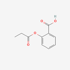 molecular formula C10H10O4 B1595900 2-Propionyloxybenzoic acid CAS No. 6328-44-5