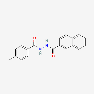 molecular formula C19H16N2O2 B1595902 2'-(4-Methylbenzoyl)-2-naphthohydrazide CAS No. 83803-95-6