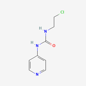 molecular formula C8H10ClN3O B1595908 1-(2-氯乙基)-3-(吡啶-4-基)脲 CAS No. 62491-96-7