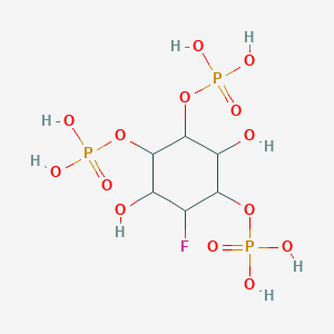molecular formula C6H14FO14P3 B159591 2-Deoxy-2-fluoroinositol 1,4,5-trisphosphate CAS No. 132489-75-9