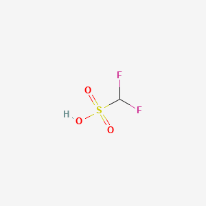 molecular formula CH2F2O3S B1595912 Difluoromethanesulphonic acid CAS No. 40856-07-3