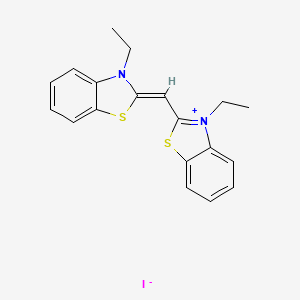 molecular formula C19H19IN2S2 B1595916 3,3'-Diethylthiacyanine iodide CAS No. 2197-01-5