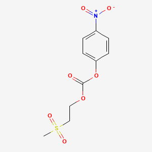 molecular formula C10H11NO7S B1595917 4-硝基苯基碳酸2-(甲基磺酰基)乙酯 CAS No. 53298-30-9