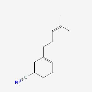 molecular formula C13H19N B1595921 3-(4-甲基-3-戊烯基)环己-3-烯-1-碳腈 CAS No. 68084-04-8
