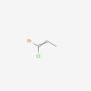 molecular formula C3H4BrCl B1595922 1-BROMO-1-CHLORO-1-PROPENE CAS No. 67939-54-2