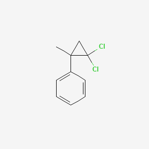 molecular formula C10H10Cl2 B1595923 (2,2-Dichloro-1-methylcyclopropyl)benzene CAS No. 3591-42-2