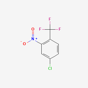molecular formula C7H3ClF3NO2 B1595934 4-Chloro-2-nitro-1-(trifluoromethyl)benzene CAS No. 25889-38-7