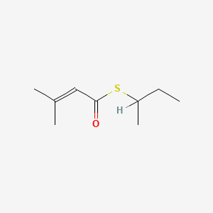 molecular formula C9H16OS B1595935 S-sec-Butyl 3-methylbut-2-enethioate CAS No. 34322-09-3