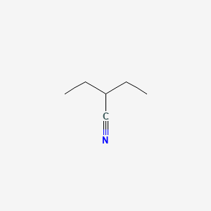 molecular formula C6H11N B1595944 2-Ethylbutanenitrile CAS No. 617-80-1