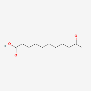 B1595945 10-Oxoundecanoic acid CAS No. 676-00-6