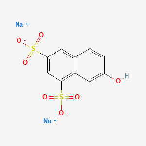 molecular formula C10H6Na2O7S2 B1595946 1,3-Naphthalenedisulfonic acid, 7-hydroxy-, disodium salt CAS No. 842-19-3