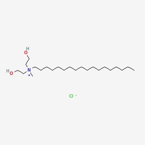 molecular formula C23H50ClNO2 B1595956 1-十八烷基三甲基氯化铵 CAS No. 3010-24-0