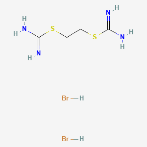 molecular formula C4H11BrN4S2 B1595967 Pseudourea, 2,2-ethylenedithiodi-, dihydrobromide CAS No. 6943-65-3