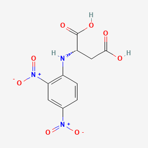 molecular formula C10H9N3O8 B1595969 2,4-Dinitrophenyl-L-aspartic acid CAS No. 7683-81-0