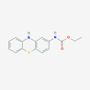molecular formula C15H14N2O2S B1595978 Ethyl 10H-phenothiazin-2-ylcarbamate CAS No. 37711-29-8