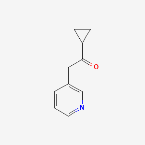 molecular formula C10H11NO B1595992 Cyclopropyl 3-picolyl ketone CAS No. 57276-33-2