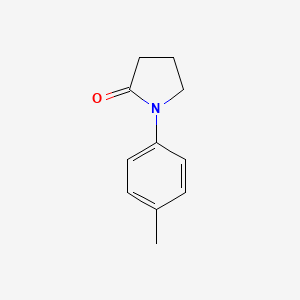 molecular formula C11H13NO B1595999 1-(4-Methylphenyl)pyrrolidin-2-one CAS No. 3063-79-4