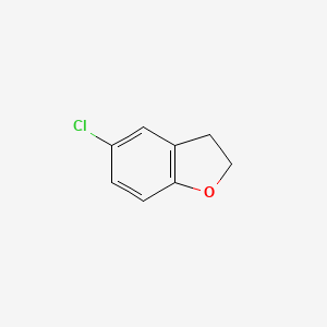 molecular formula C8H7ClO B1596005 5-Chloro-2,3-dihydro-1-benzofuran CAS No. 76429-69-1