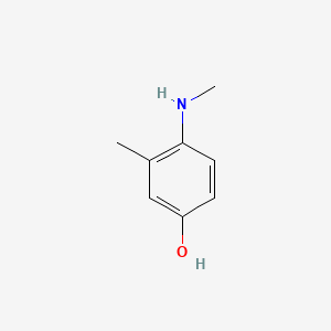 molecular formula C8H11NO B1596010 3-Methyl-4-(methylamino)phenol CAS No. 74789-37-0