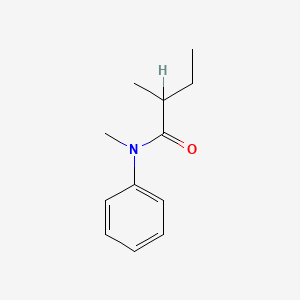 molecular formula C12H17NO B1596015 N,2-dimethyl-N-phenylbutanamide CAS No. 84434-18-4