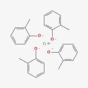 molecular formula C28H28O4Ti B1596019 Phenol, methyl-, titanium(4+) salt CAS No. 28503-70-0