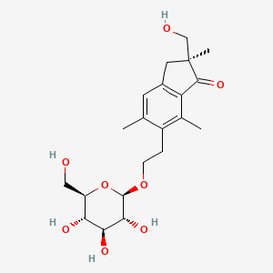 molecular formula C21H30O8 B1596020 Pterosina CAS No. 35910-15-7
