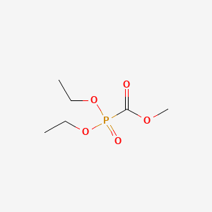 molecular formula C6H13O5P B1596022 Phosphinecarboxylic acid, diethoxy-, methyl ester, oxide CAS No. 41760-84-3
