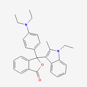 3-[4-(Diethylamino)phenyl]-3-(1-ethyl-2-methyl-1H-indol-3-YL)phthalide