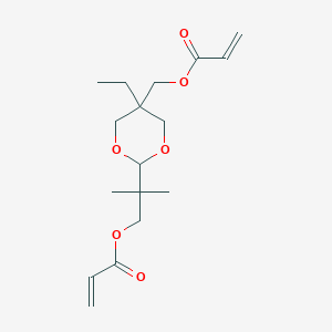 [5-Ethyl-2-(2-methyl-1-prop-2-enoyloxypropan-2-yl)-1,3-dioxan-5-yl]methyl prop-2-enoate