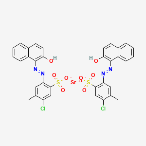 Strontium bis[2-chloro-5-[(2-hydroxy-1-naphthyl)azo]toluene-4-sulphonate]
