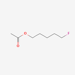 molecular formula C7H13FO2 B1596031 ACETIC ACID 5-FLUOROPENTYL ESTER CAS No. 334-29-2