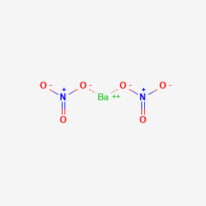 molecular formula BaHNO3 B159605 Barium nitrate CAS No. 10022-31-8