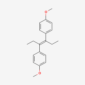 molecular formula C20H24O2 B1596050 1-[(1E)-1-Ethyl-2-(4-methoxyphenyl)-1-butenyl]-4-methoxybenzene CAS No. 7773-34-4
